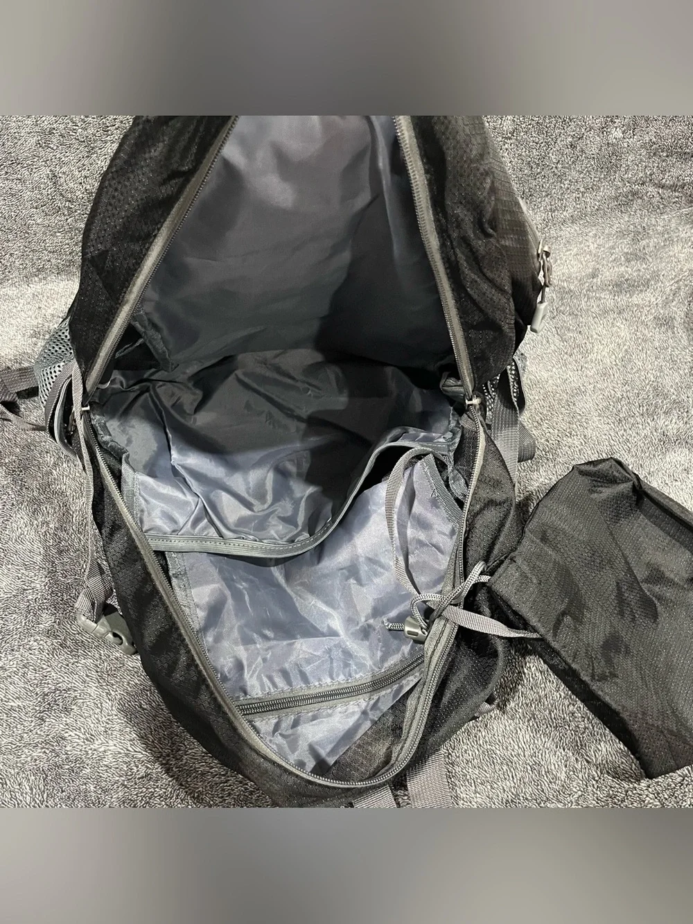 MIYCOO Ultra Lightweight Packable Backpack in black with a 45L capacity unisex